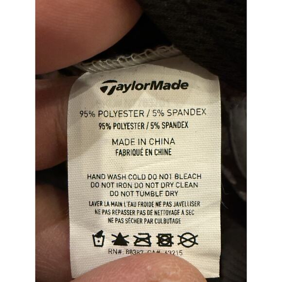TaylorMade Gray White SIM TP5 Adjustable Strapback Golf Hat Baseball Cap - Picture 9 of 9